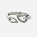 Nature Touch Diamond Ring | SILVERLILY