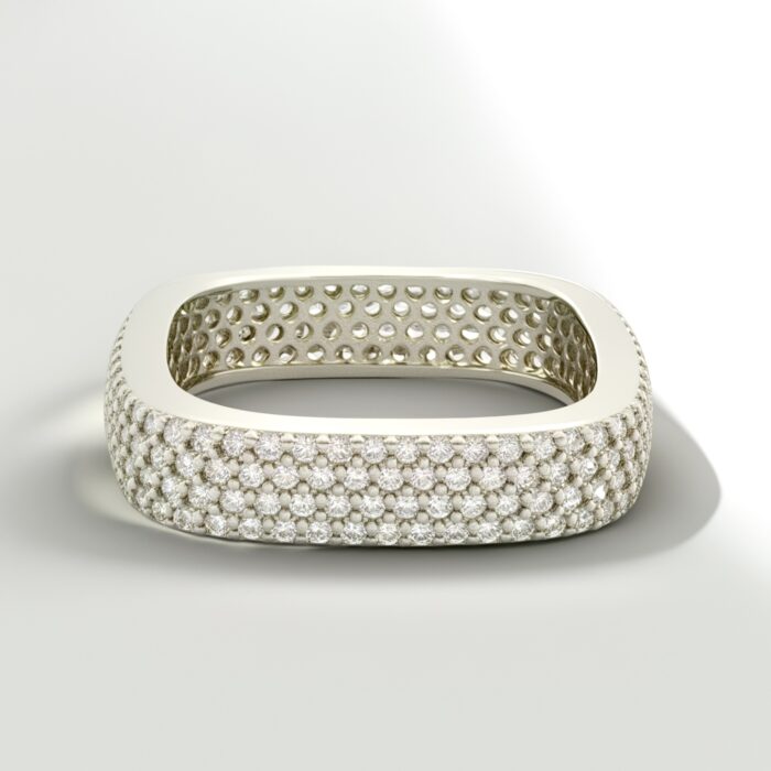 Square Style Band Ring | SILVERLILY