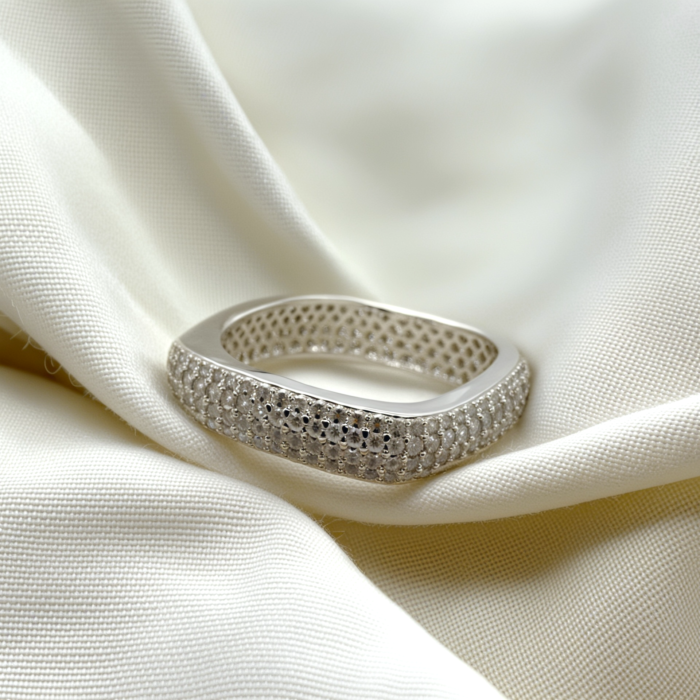 Square Style Band Ring | SILVERLILY