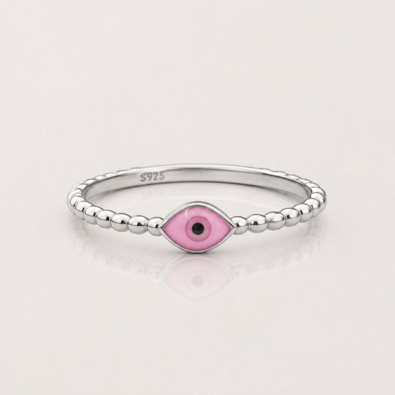 Silverlily Pink Evil Eye