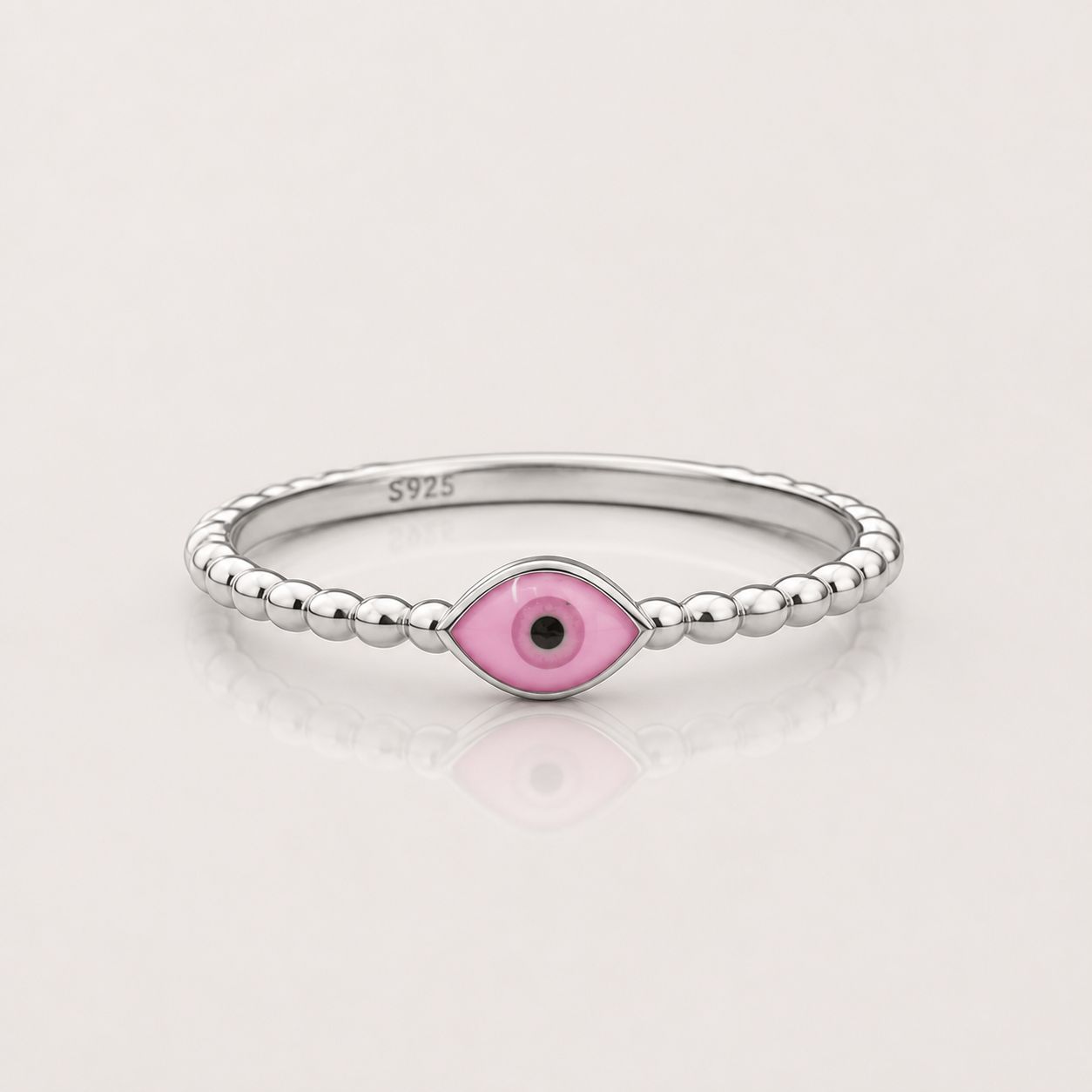 Silverlily Pink Evil Eye