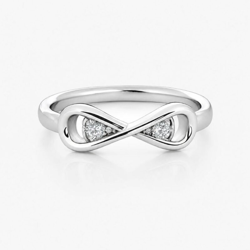 silverlily infinity silver ring