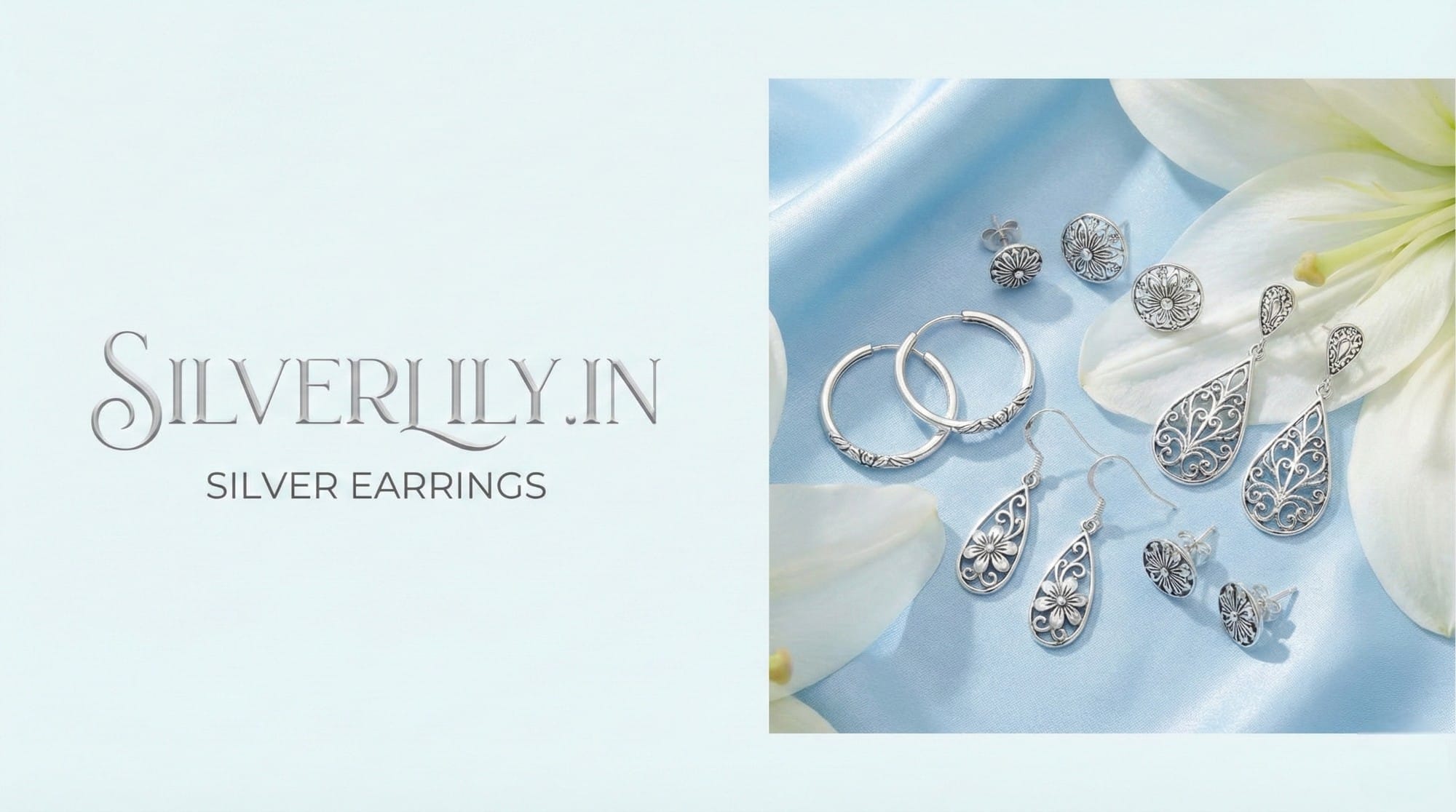 SILVERLILY SILVER EARRING