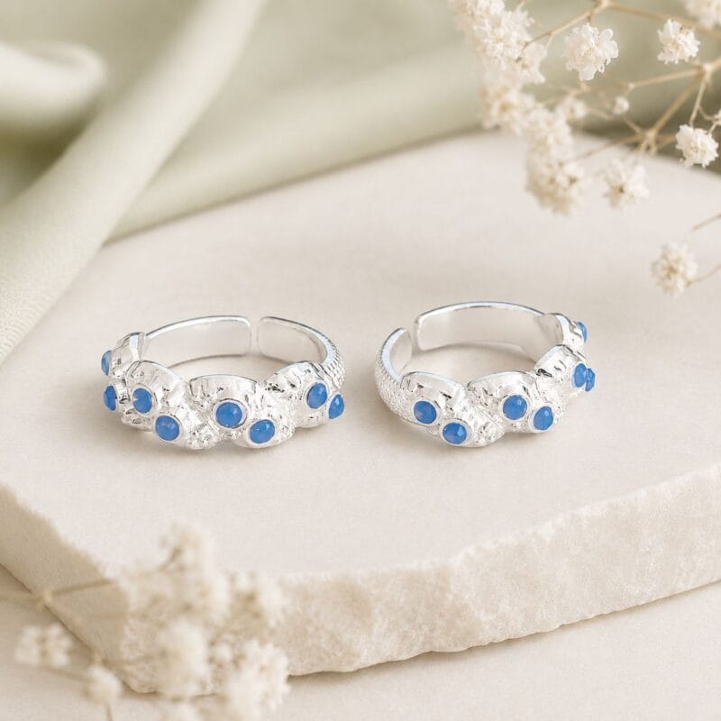 Silver Fancy Toe Ring