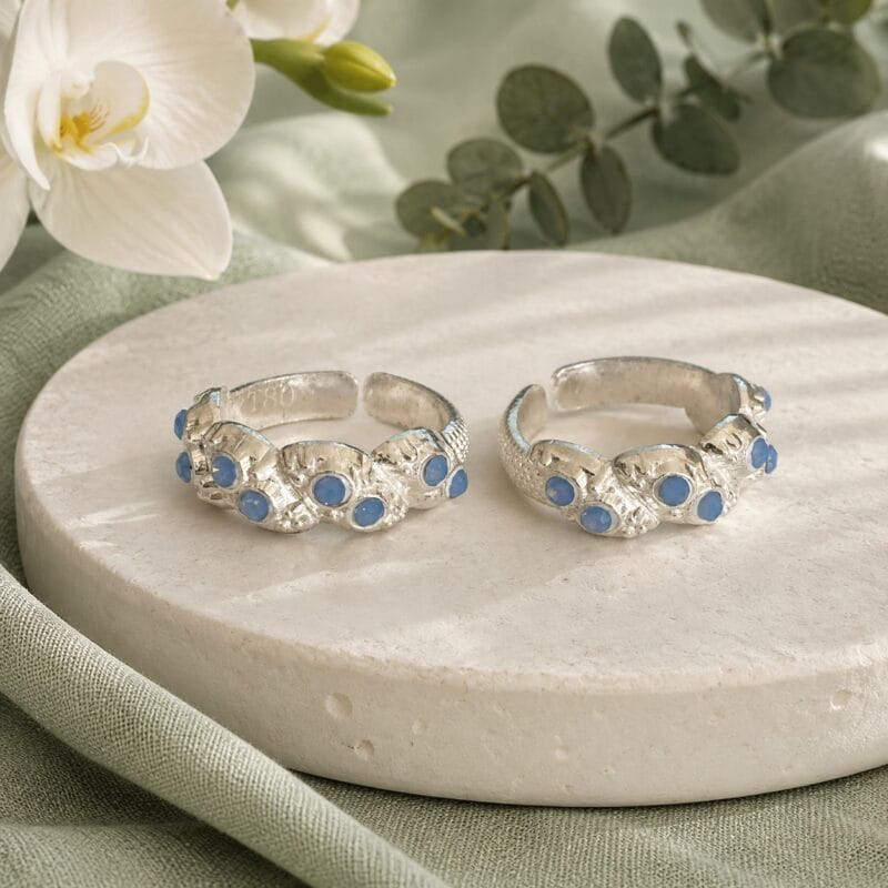 Silver Fancy Toe Ring
