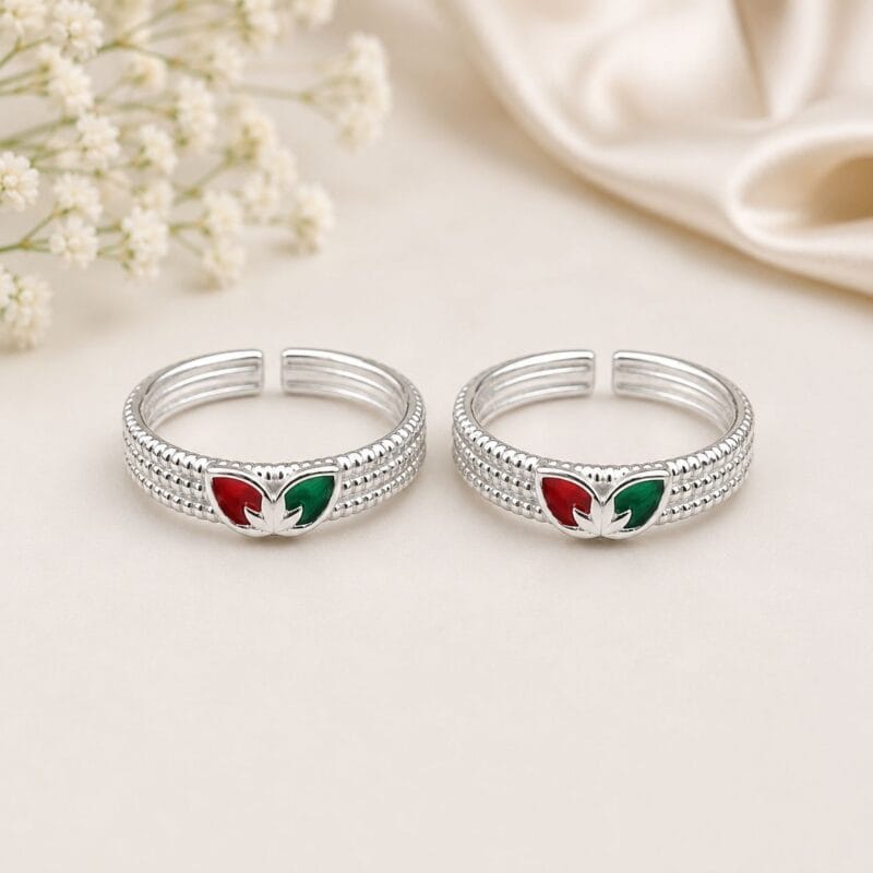 Silver Fancy Toe Ring