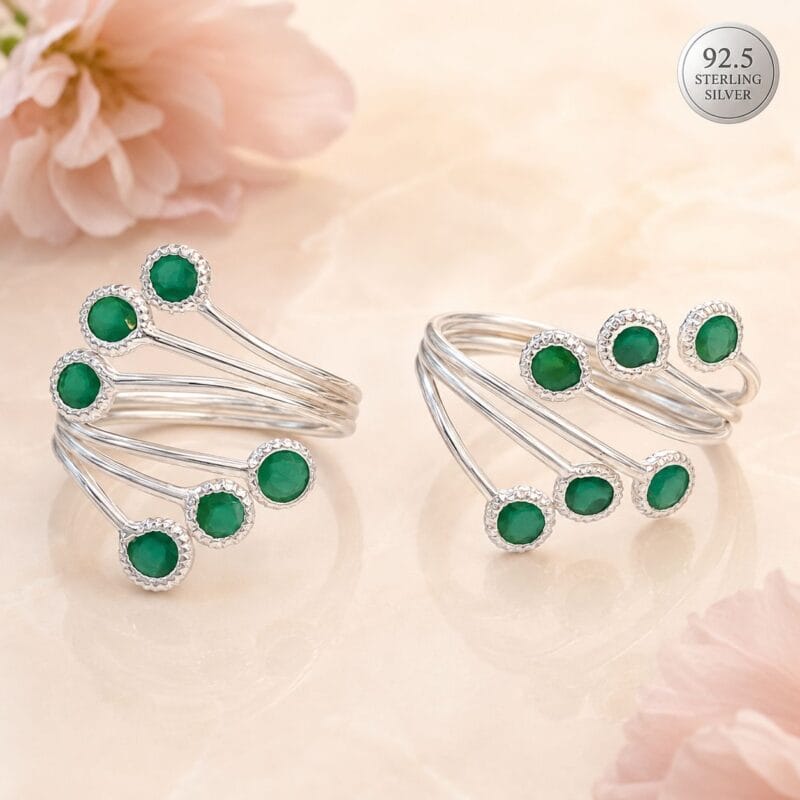 Silver Wings Toe Ring