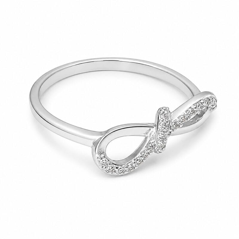 Silverlily Infinity Silver Ring
