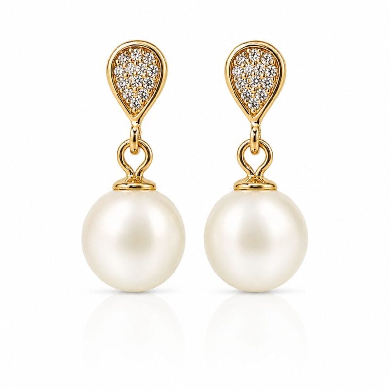 Silverlily Pearl Drop Earrings