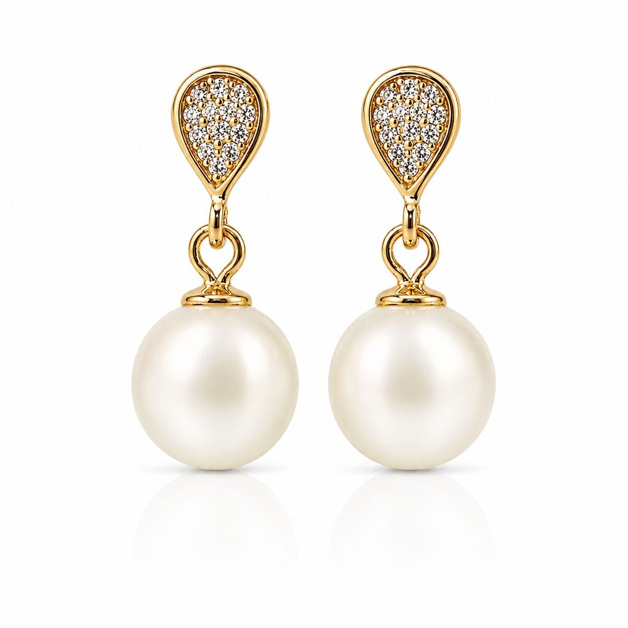 Silverlily Pearl Drop Earrings