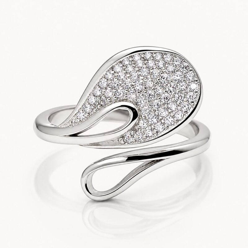 silverlily Sterling Teardrop Ring