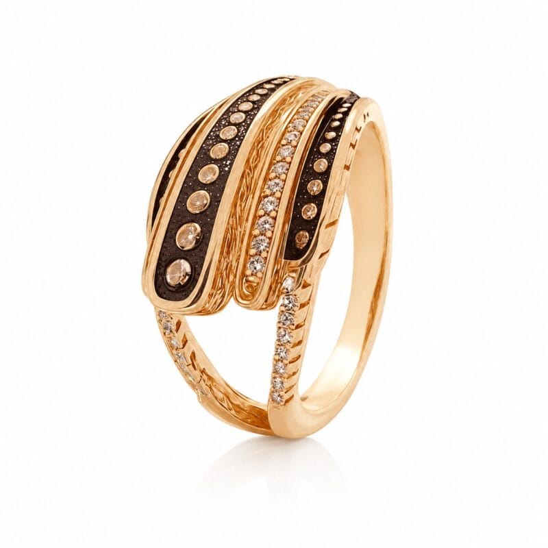 silverlily Textured Statement Ring