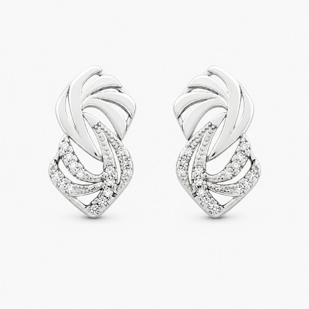 silverlily ornate silver studs