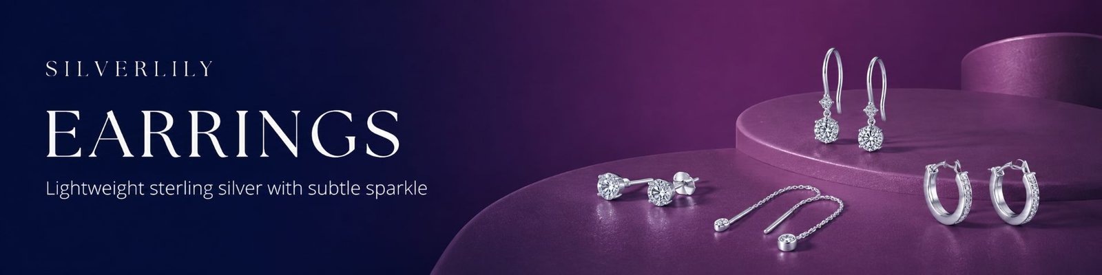 Earring Collection Banner Silverlily